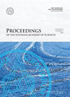 Proceedings of the Estonian Academy of Sciences雜志封面